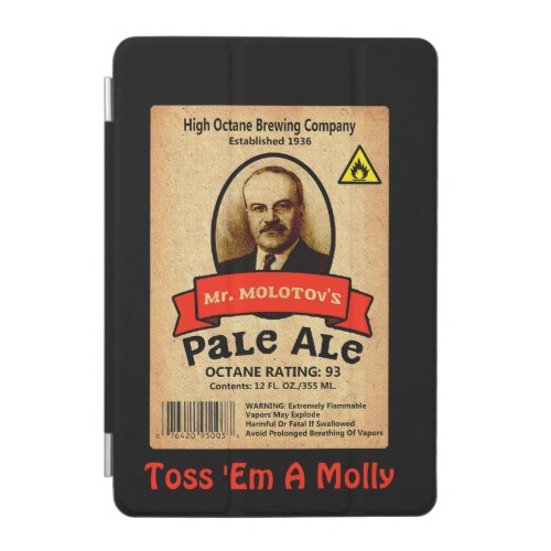 Mr Molotovs Pale Ale Label iPad Mini Cover