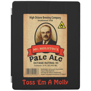 Mr. Molotov's Pale Ale Label iPad Smart Cover