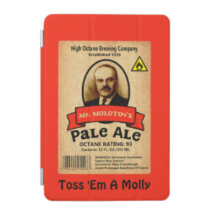 Mr. Molotov's Pale Ale Label iPad Mini Cover