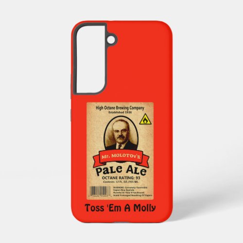 Mr Molotovs Pale Ale Label Samsung Galaxy S22 Case