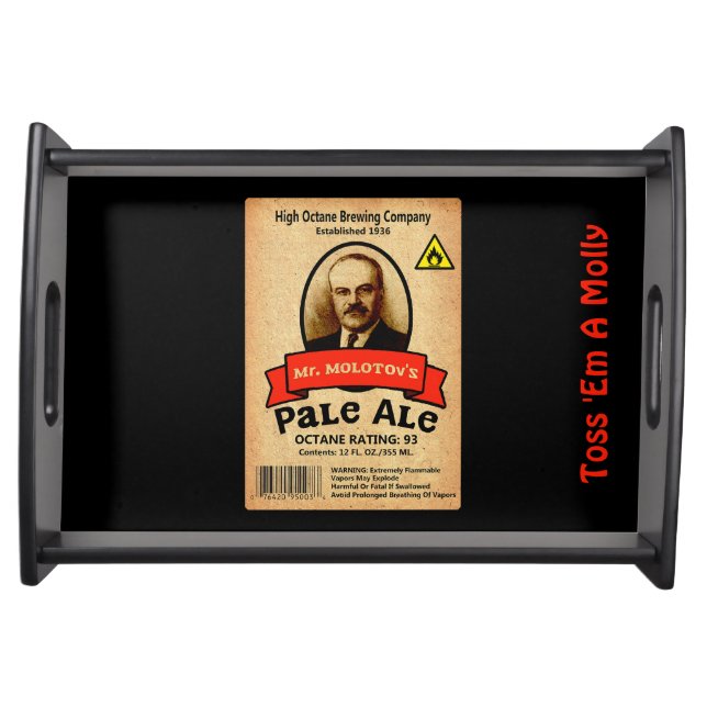 Mr. Molotov's Pale Ale Label Serving Tray (Front)