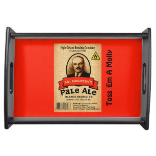 Mr. Molotov's Pale Ale Label Serving Tray