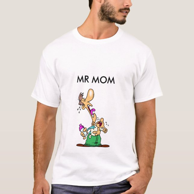 MR MOM Adult T-Shirt (Front)