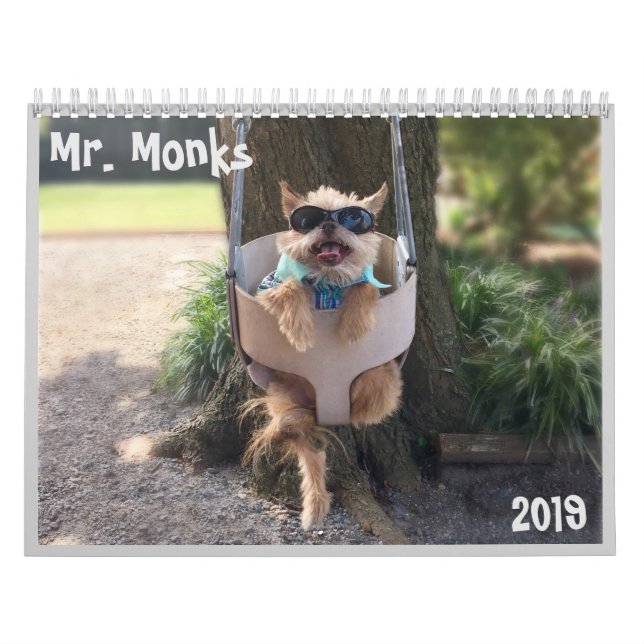 Mr. Monks 2019 Calendar (Cover)