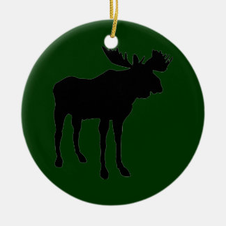 Mr. Moose Ceramic Ornament