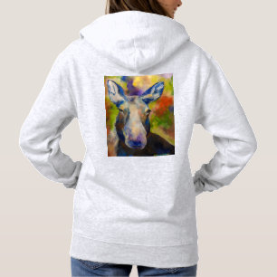 Mr. Moosey Moose & Puppy Sled Dog Hoodie