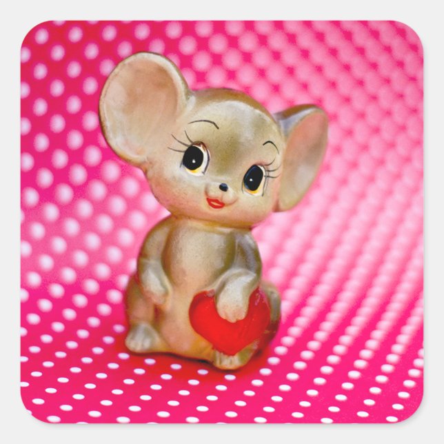 Mr. Mouse Square Sticker (Front)