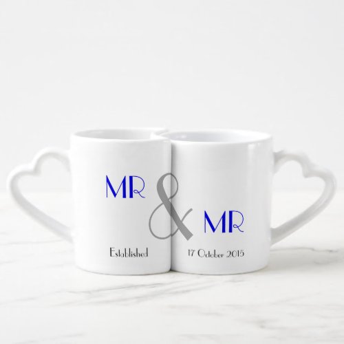 Mr  Mr Gay Wedding Gift Personalized Coffee Mug Set