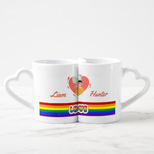 Mr. & Mr. Matching Mugs - LGBTQ+ Pride Gift