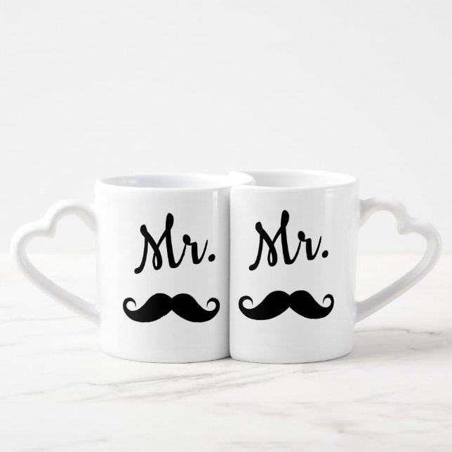 Mr. & Mr. Mug Set (Front Nesting)
