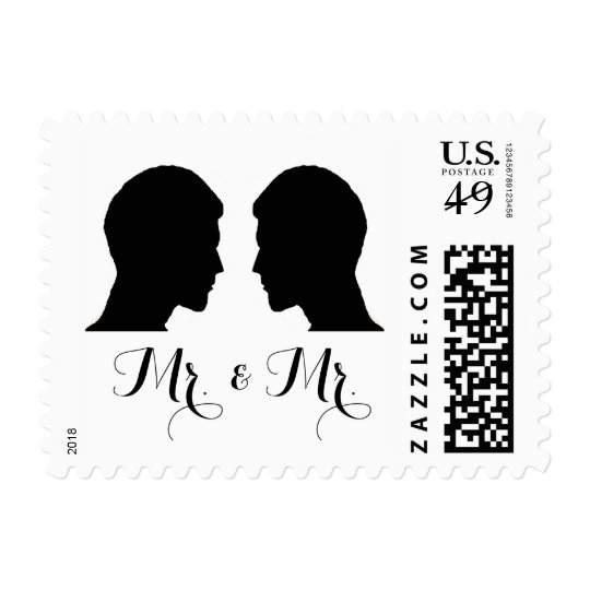 Mr. & Mr. Postage Stamps Zazzle