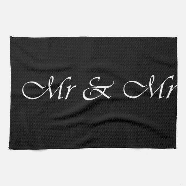 Mr & Mr Towel (Horizontal)