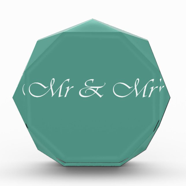 Mr & Mr Typography Award (Front)