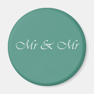 Mr & Mr Typography Magnet