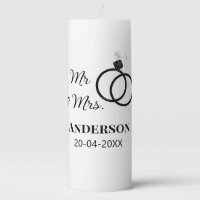 Mr & Mrs add family name date year wedding favor g