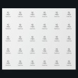Mr & Mrs add family name date year wedding favor g Wrapping Paper<br><div class="desc">design</div>