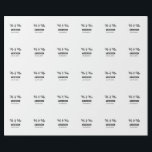 Mr & Mrs add family name date year wedding favor g Wrapping Paper<br><div class="desc">design</div>