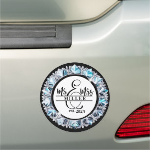 Mr. & Mrs. Car Magnet