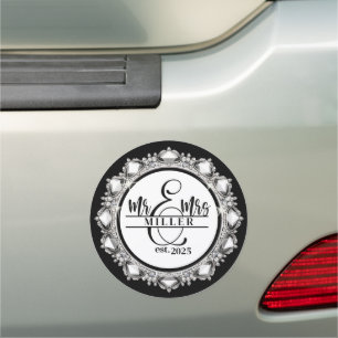 Mr. & Mrs. Car Magnet