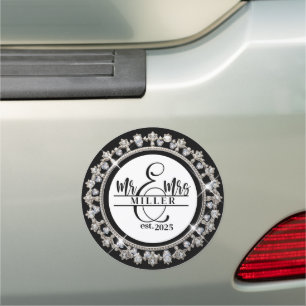 Mr. & Mrs. Car Magnet