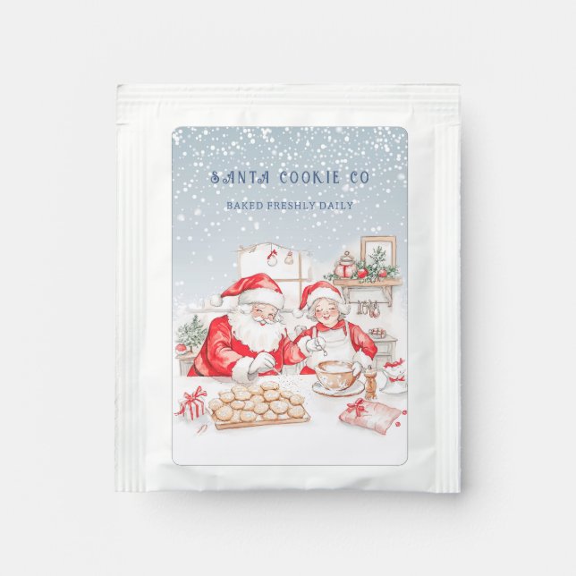 Mr & Mrs Claus Christmas Cookies Drink Mix (Front)