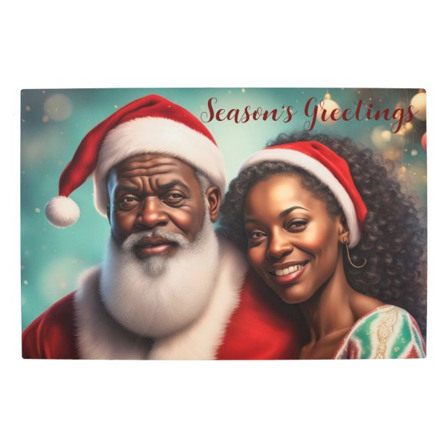 Mr. & Mrs. Claus Wall Art (Front)