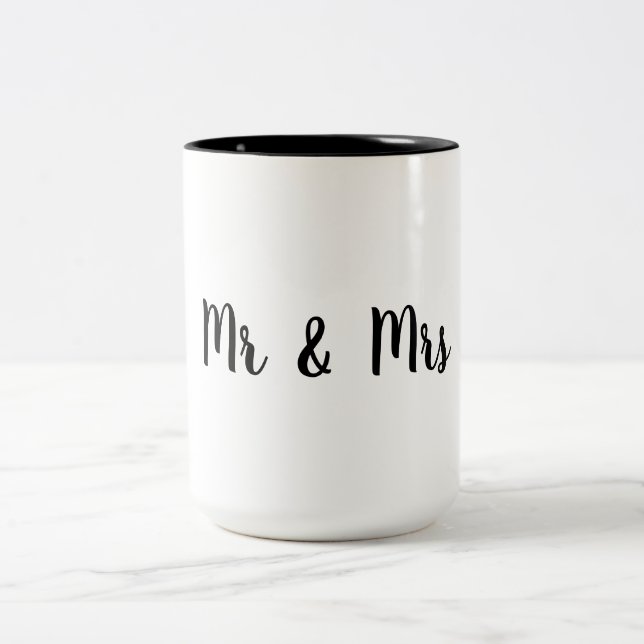MR & MRS COFFEE MUG  (Center)