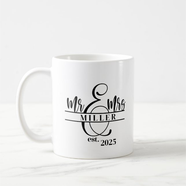 Mr. & Mrs. Coffee Mug (Left)