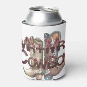 Mr & Mrs Cowboy, Just Married Can Cooler
