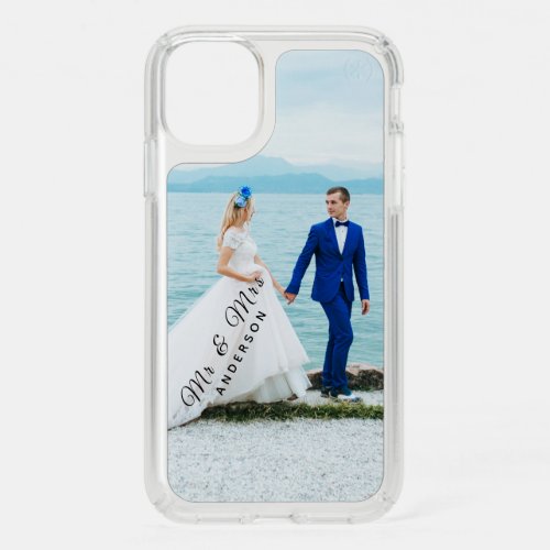 Mr  Mrs Custom Wedding Photo Apple X11121314  Speck iPhone 11 Case