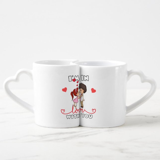 Mr. & Mrs. Customized Love of my life Coffee Mug Set (Back Nesting)