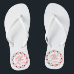 Mr. & Mrs. Elegant Floral Wedding Flip Flops<br><div class="desc">For further customization,  please click the "Customize" button and use our design tool to modify this template. If the options are available,  you may change text and image by simply clicking on "Edit/Remove Text or Image Here" and add your own. Designed by Sketchepedia / Freepik.</div>