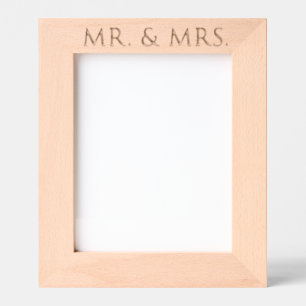 Mr. & Mrs. Engraved Frames