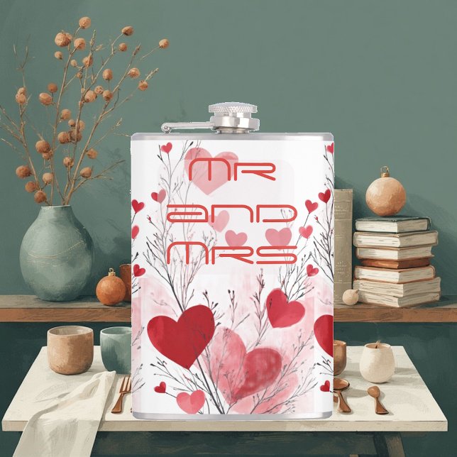Mr & Mrs Forever Timeless Elegance Romantic Couple Flask (Mr & Mrs Forever Timeless Elegance Romantic Couple Flask)