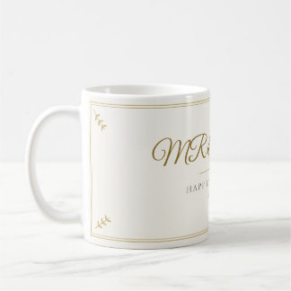 Mr & Mrs Happily Ever After Wedding Mug