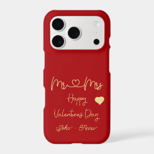 Mr & Mrs Happy Valentine's Day iPhone 17 Pro Case