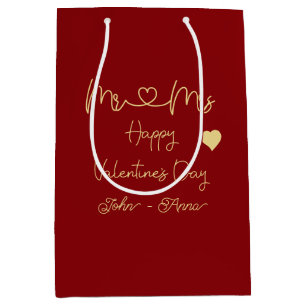 Mr & Mrs Happy Valentine's Day Gift Bag