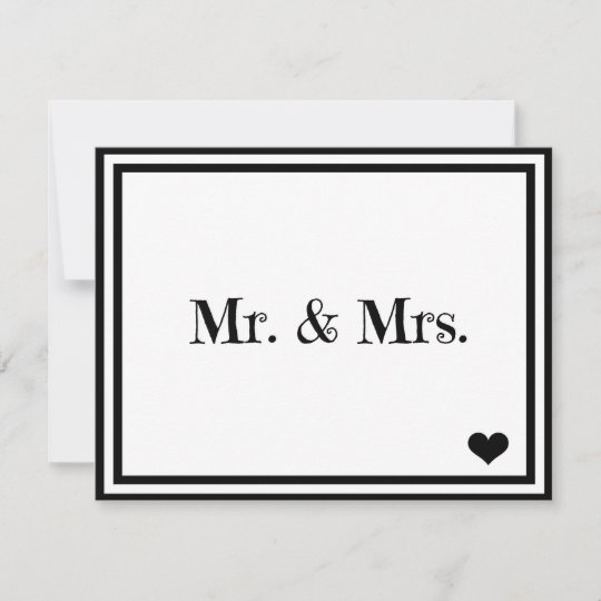 Mr. & Mrs. Invitation | Zazzle.com