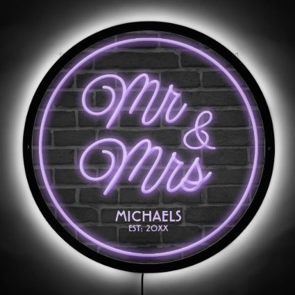 Mr & Mrs Last Name Date Lilac ID972