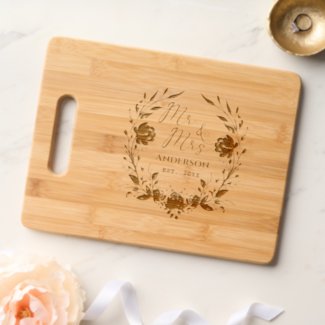  Mr  Mrs Last Name Established Year Wedding Gift