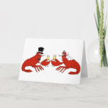 Mr. &amp; Mrs. Lobster Card at Zazzle