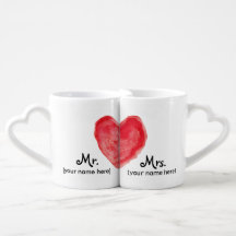 Mr & Mrs Lovers Mugs