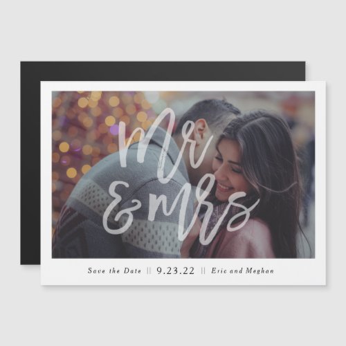 Mr  Mrs Magnetic Save the Date Magnetic Magnetic Invitation