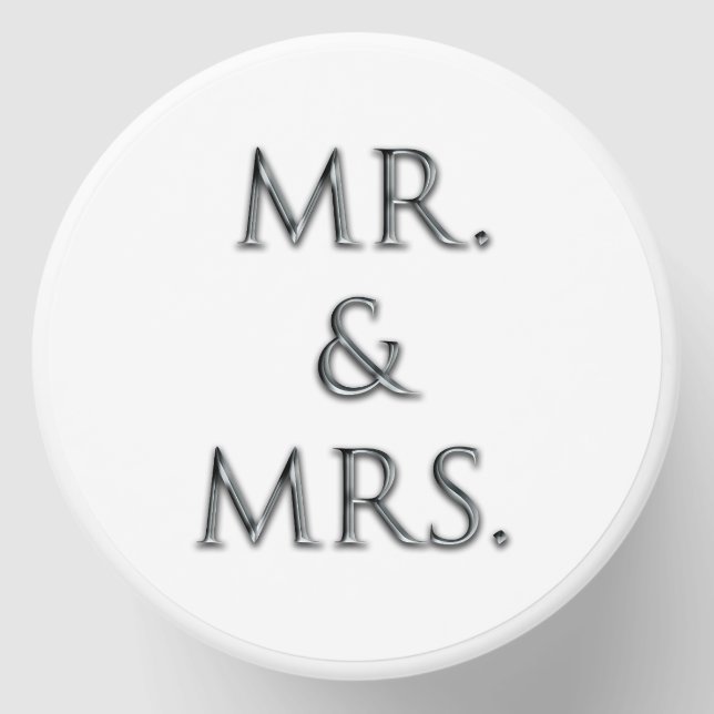Mr. & Mrs. Mini Candle Favors (Front)