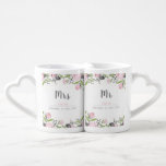 Mr Mrs Mug Personalized gift. Groom Bride<br><div class="desc">Lovely mug for the future Mrs and Mr,  bride and groom.</div>