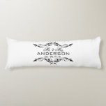 Mr. &amp; Mrs. Name Personalized Wedding Date Gift Body Pillow at Zazzle