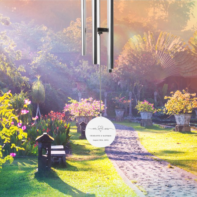 Mr mrs newly weds housewarming gift wind chime  (Creator Uploaded)