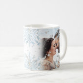 Mr & Mrs Newlyweds Christmas | Winter Wonderland Coffee Mug (Front Right)
