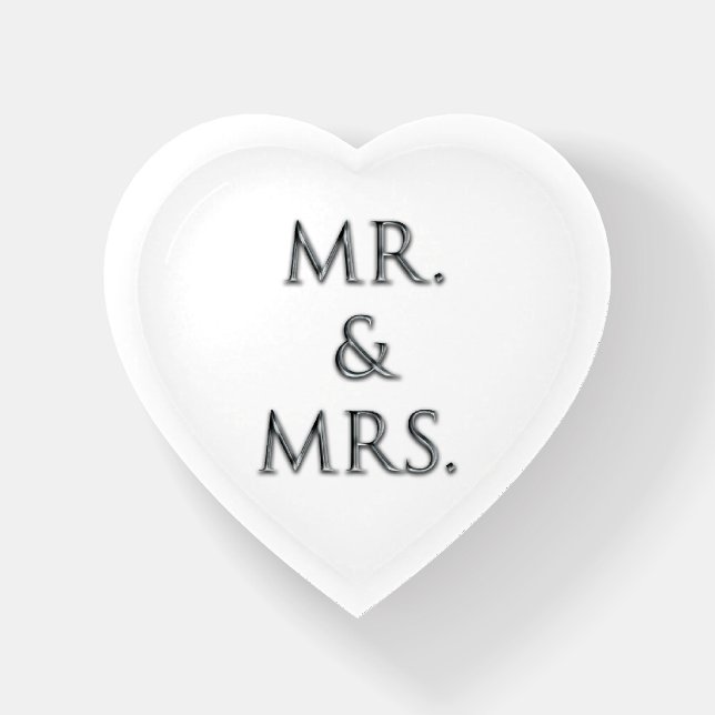 Mr. & Mrs. Paperweight (Front)