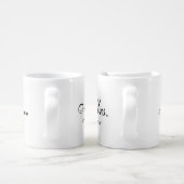"Mr. & Mrs." Personalized Mug Set (Handle)